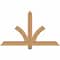 Ekena Millwork Redmond Smooth Timber Gable Bracket, Western Red Cedar, 48"W x 28"H x 1 1/2"D x 3 1/2"F, 14/12 Pitch GBW048X28X0204RED00SWR - alternate 1